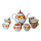 10-piece vintage coffee/tea set
