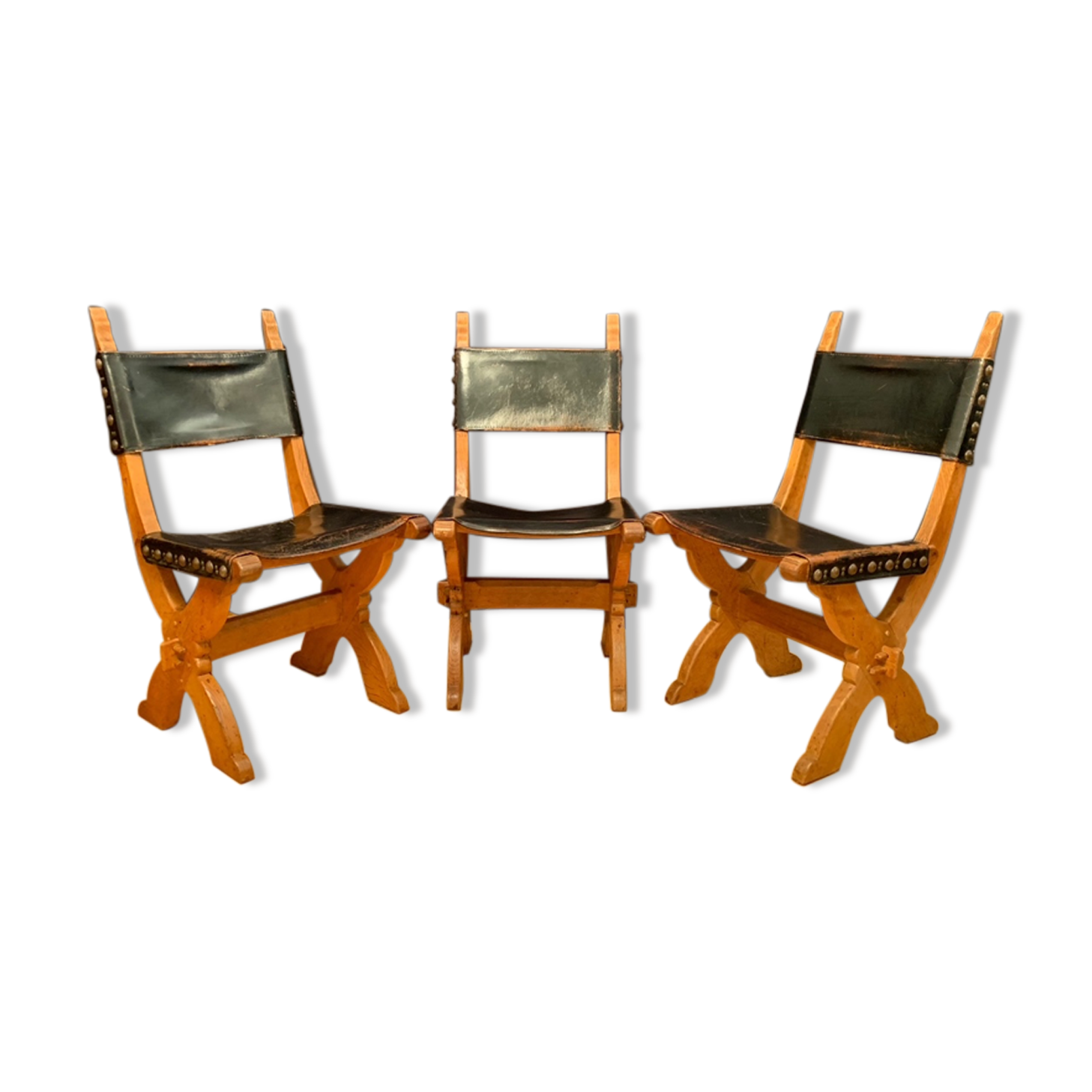 Set of three Bram Sprij chairs, the Netherlands, 1960s