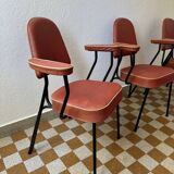 Chaise fauteuil tubulaire années  50