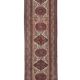 Vintage Turkish Oushak Handwoven Rug 90x414 cm