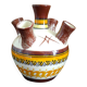 Vase, pique-fleurs en faïence de Henriot Quimper