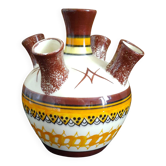 Vase / Flower Holder in Henriot Quimper Earthenware