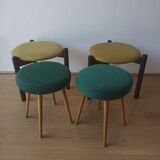 Modernist stools from the 1970s set of 2