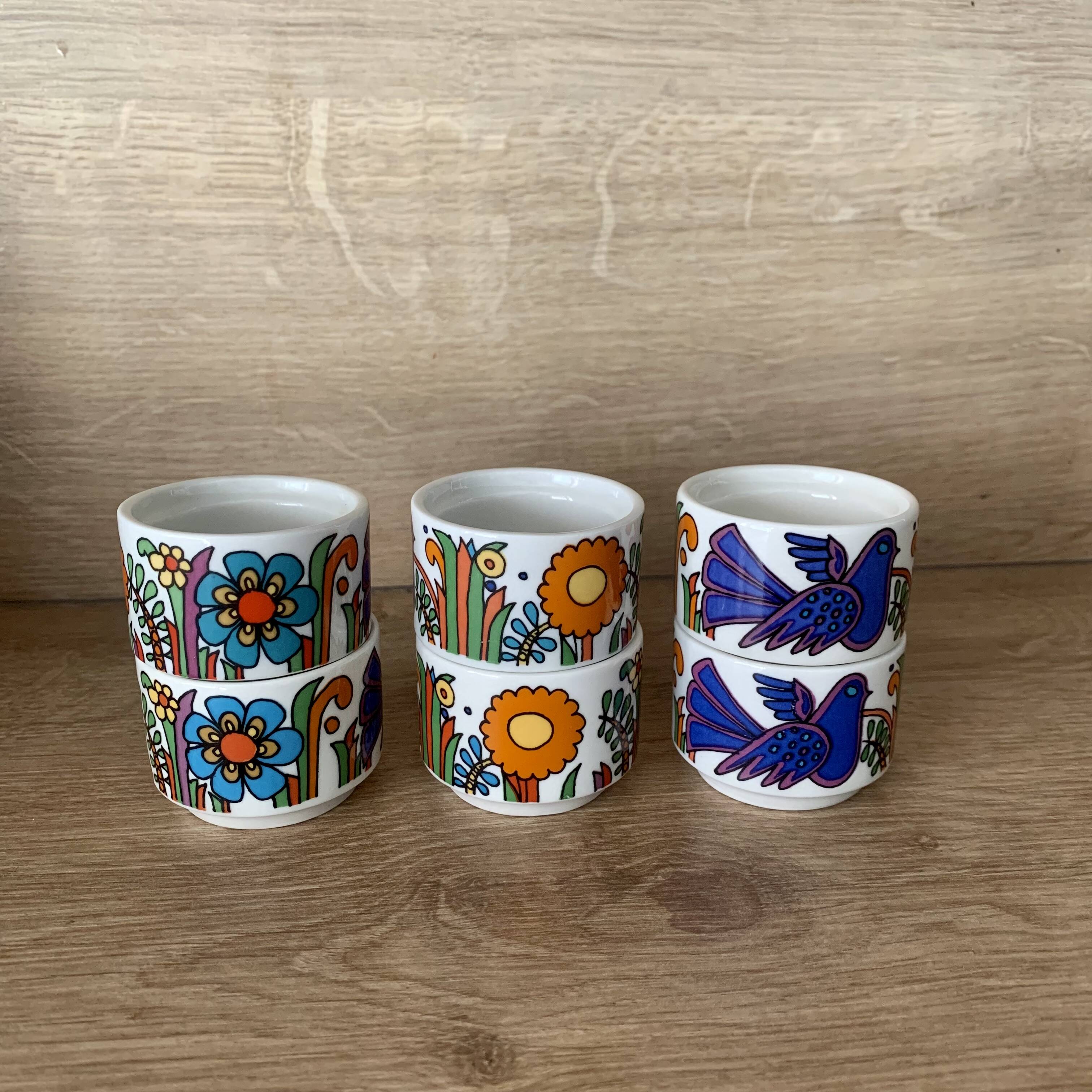 Set of 6 egg cups Villeroy & Boch Acapulco