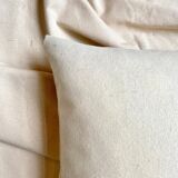 Beige wool cushion- 40 cm
