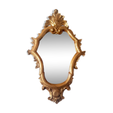 Old baroque golden mirror - 38x24cm
