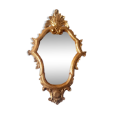 Old baroque golden mirror - 38x24cm