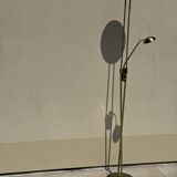 Lampadaire doré à liseuse led