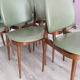 Set of 6 chairs model Pegasus at baumann around 1960