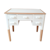 Wood and white desk