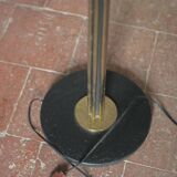 1950s floor lamp published by Maison Arlus, vintage standing lamp.