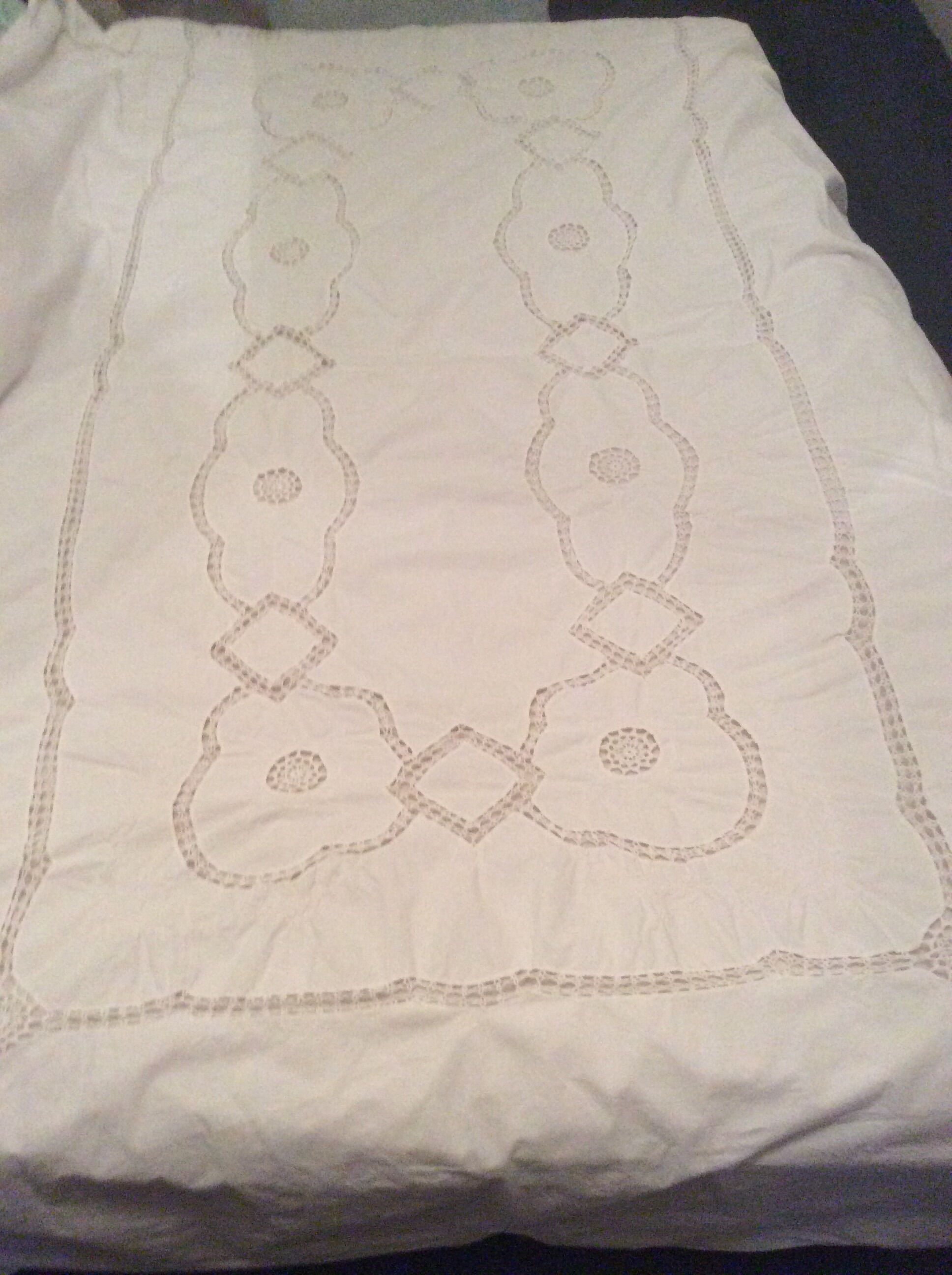 Embroidered tablecloth