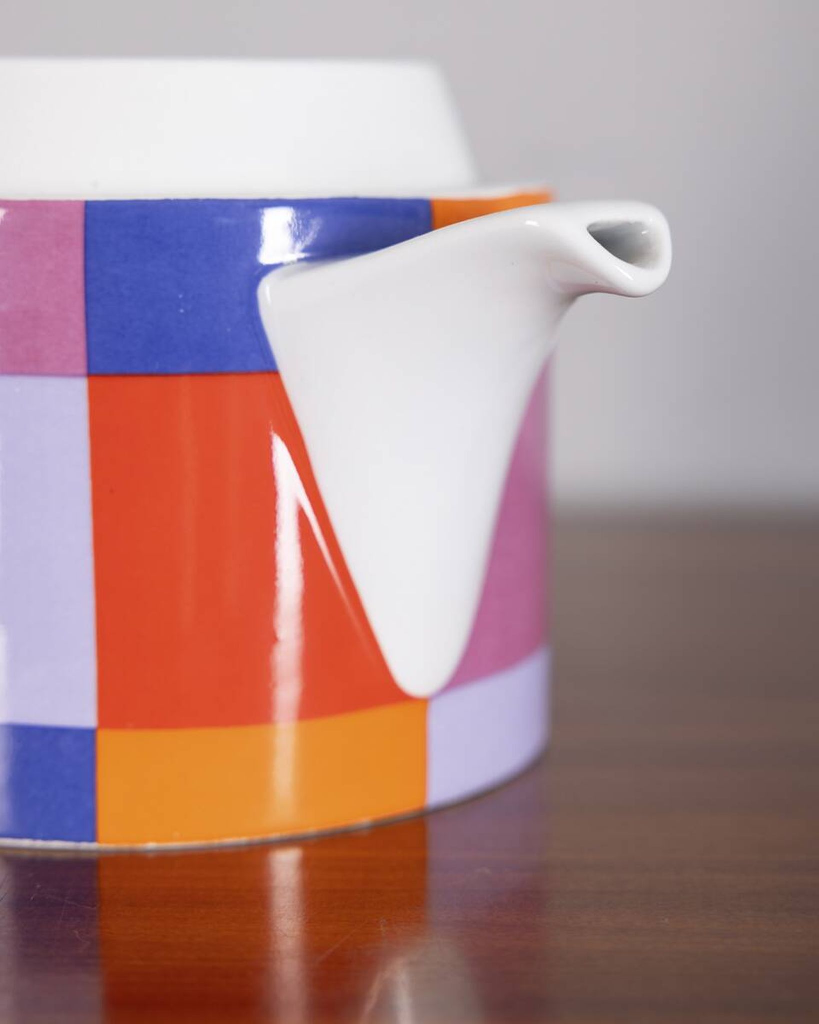 Vintage 1970s Ceramic Teapot by Ceramiche Pozzi, Compact Series