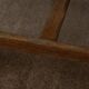Brutalist Oak Dining Chairs Sculptural Backs by De Puydt, 1960s, Set of 4