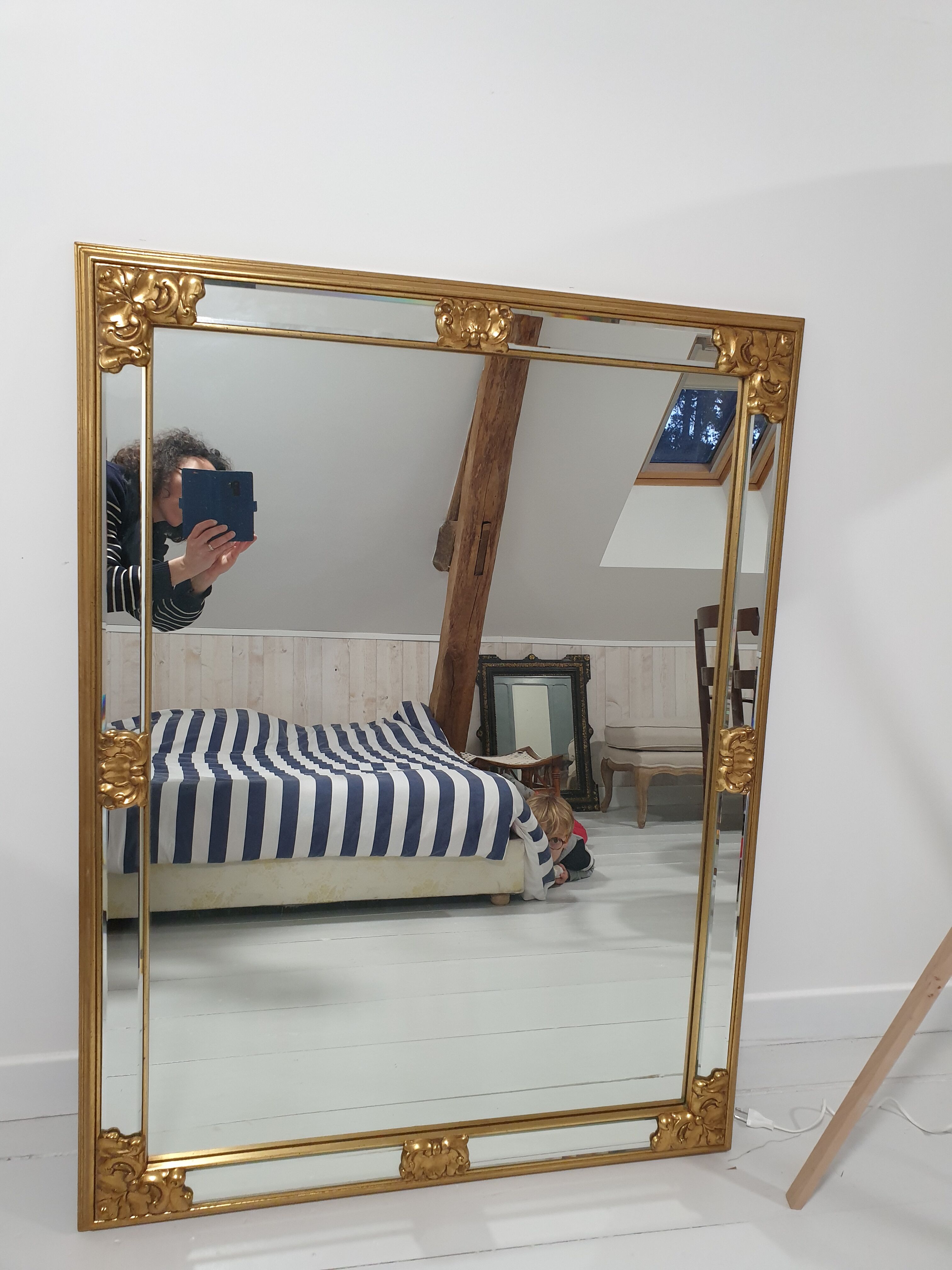 Mirror with pareclose 120×90 cm