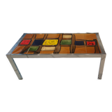 Vintage ceramic coffee table 1970s