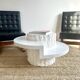 Table basse en travertin magnussen ponte