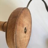 Wooden lamp turned 1950