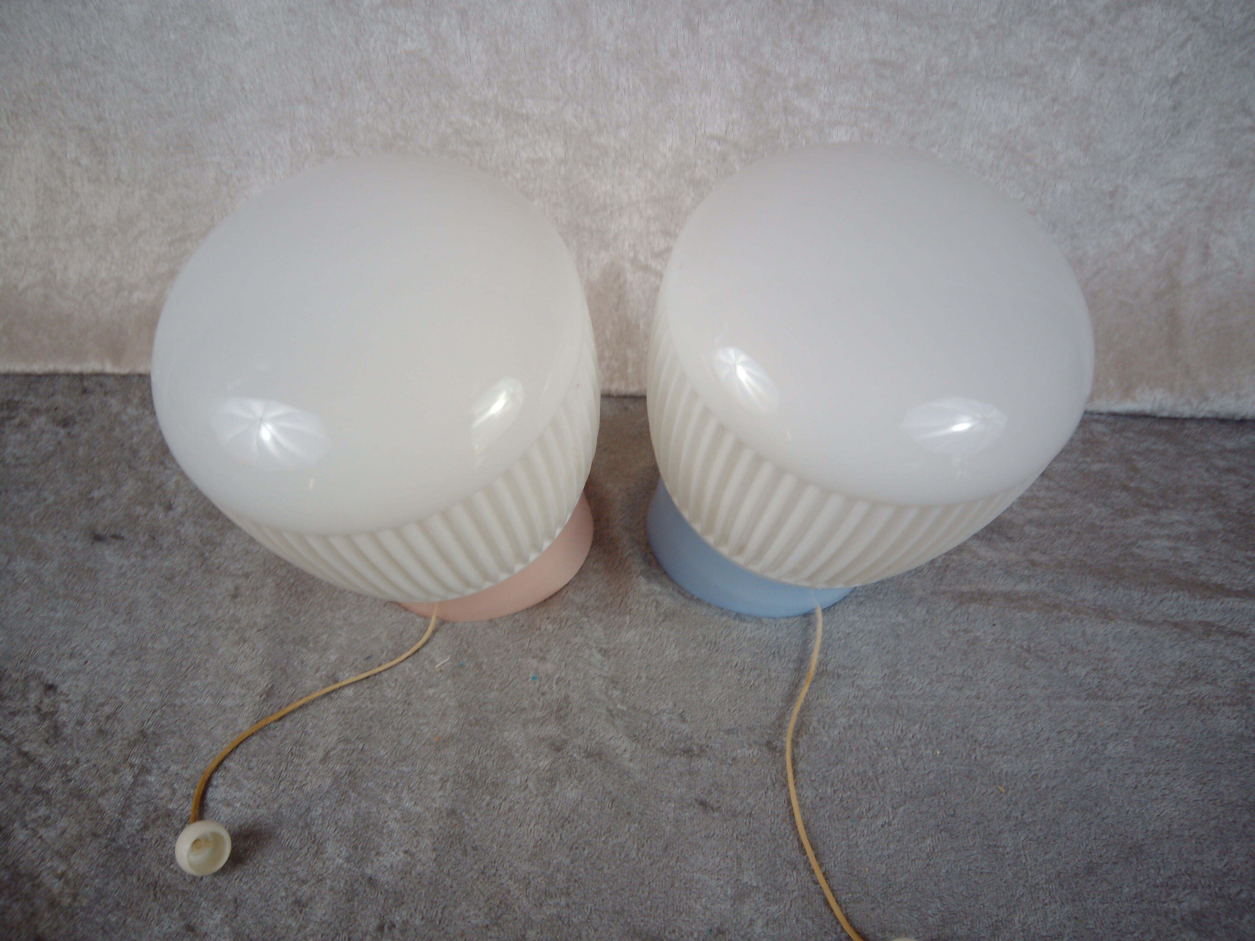 Vintage sconces, "His & Hers" set of 2. Germany 1970/80
