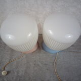 Vintage sconces, "His & Hers" set of 2. Germany 1970/80
