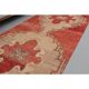 1970s Turkish Hand-Knotted Wool Cotton Red Runner Rug 104x260