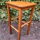 Square high stool in pine