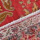 Tapis 4x7 pour Chambre à Coucher Tapis Vintage Antique Oriental Rouge, 122x214Cm