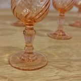 Set of 6 Luminarc Rosaline liqueur/port glasses