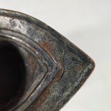 Vase Cruche Hammam Persan en Cuivre Argenté / 19ème Empire Perse / Ciselé Qajar