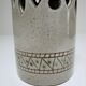 Photophore ceramic enamelled La Fagoterie vintage
