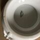 Bol à bouillon et saladier blancs
