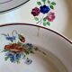 Set of 10 mismatched vintage soup plates