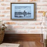 Ross Castle, Killarney, Ireland, printed illustration from 1879.