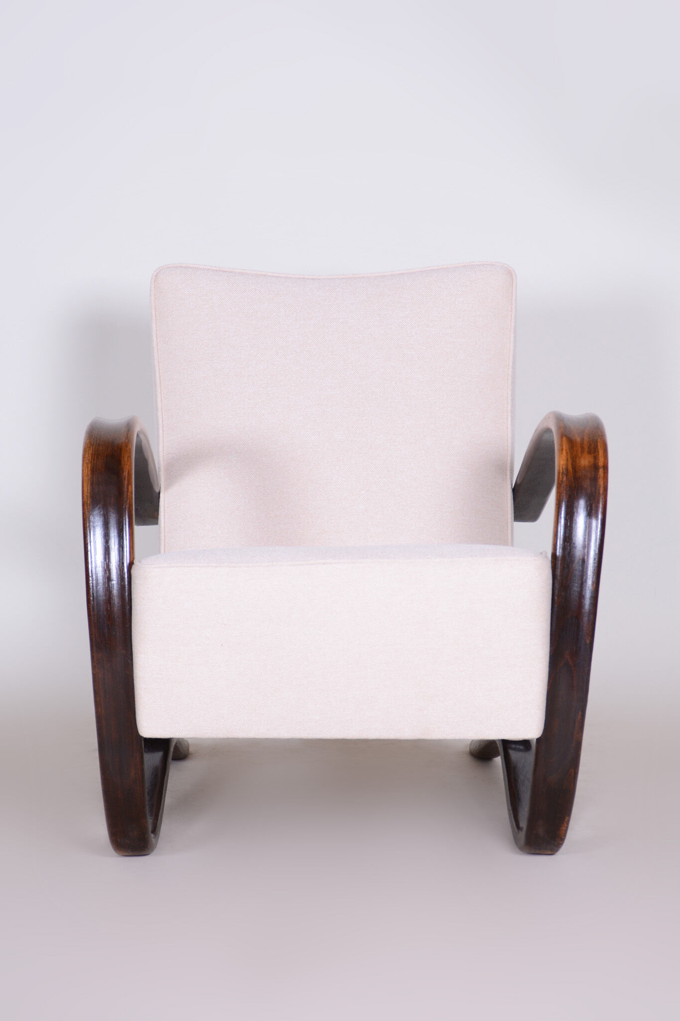 White Jindrich Halabala H269 armchair - Czechia, 1930