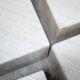 Vintage travertine coffee table published by Roche Bobois