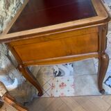 Louis XV style desk on leather
