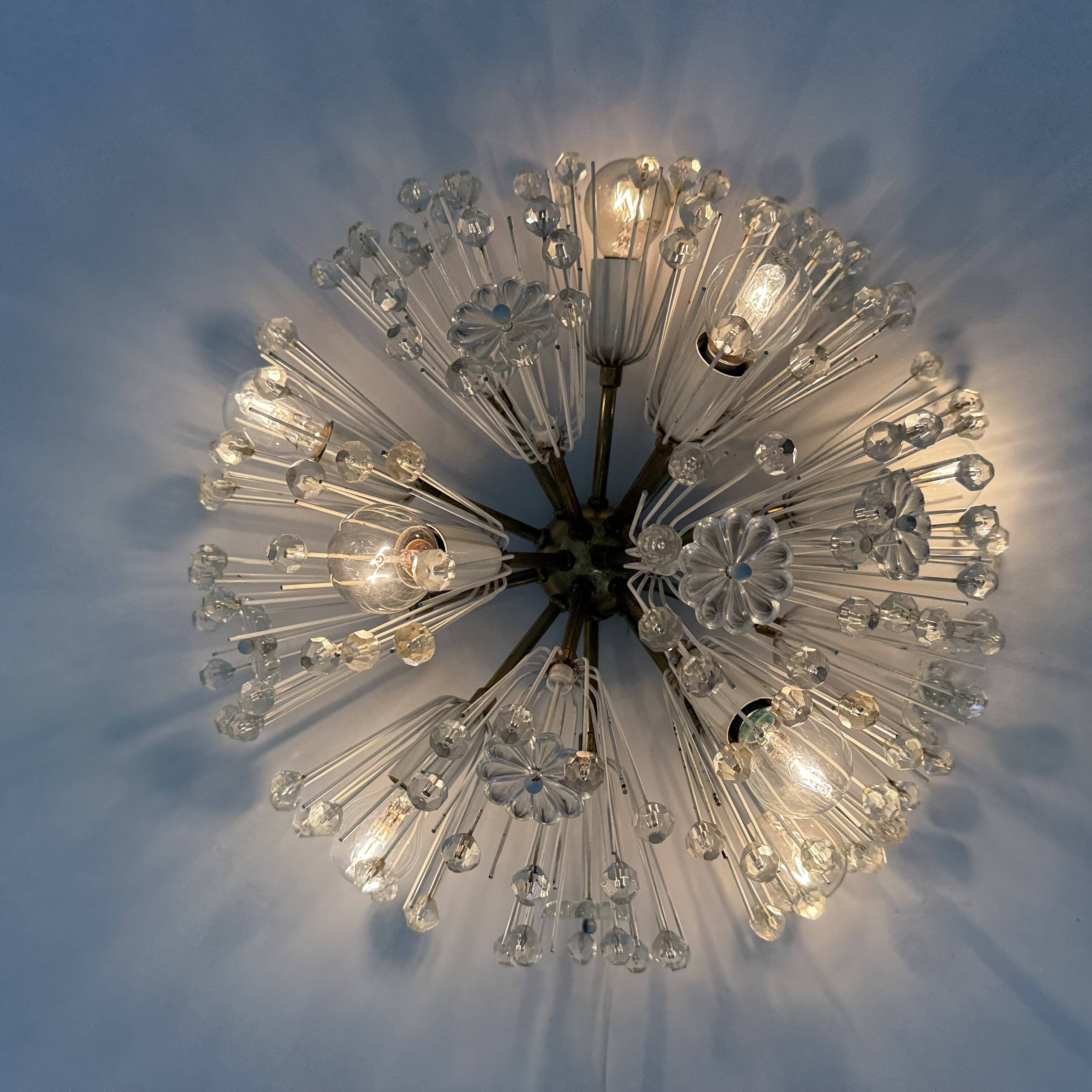Snowball Ceiling Lamp by Emil Stejnar for Rupert Nikoll, 1950s