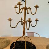 Golden candlestick 9 branches