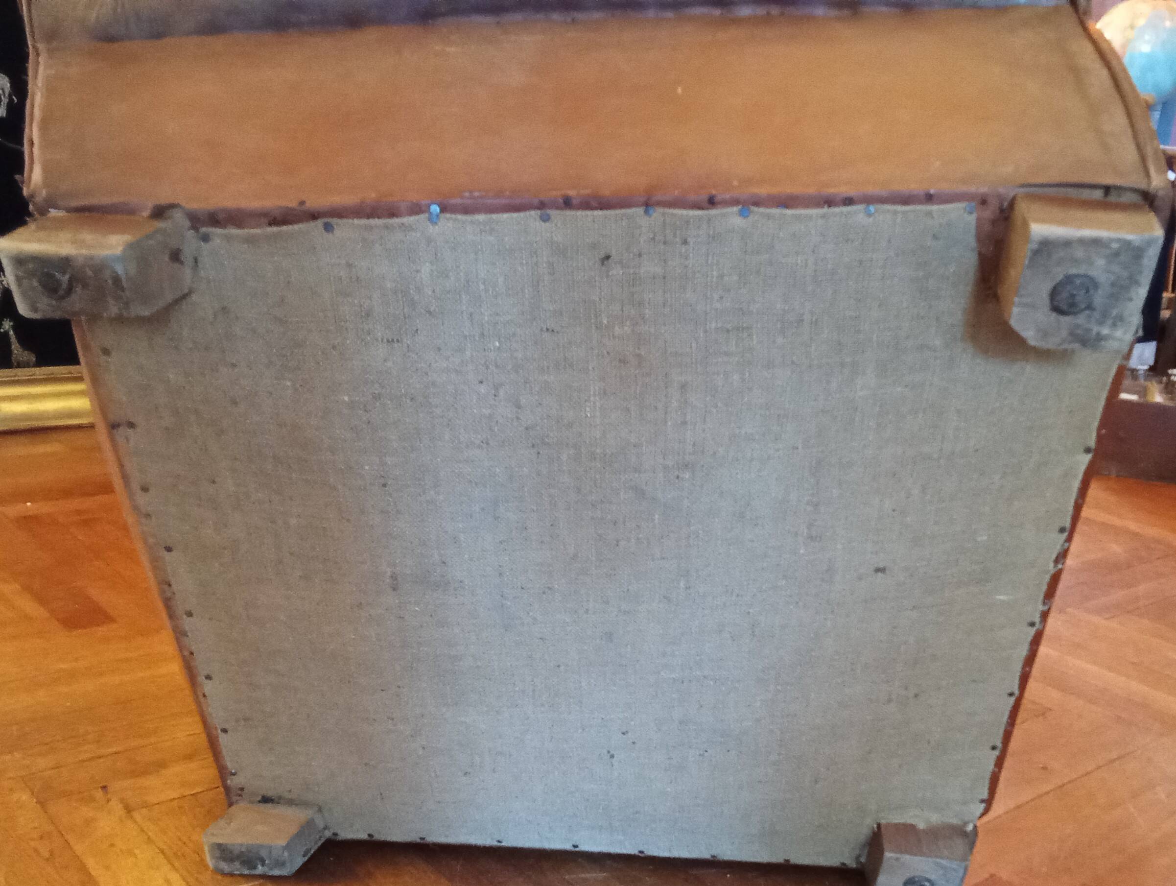 Vintage large club armchair moustache model