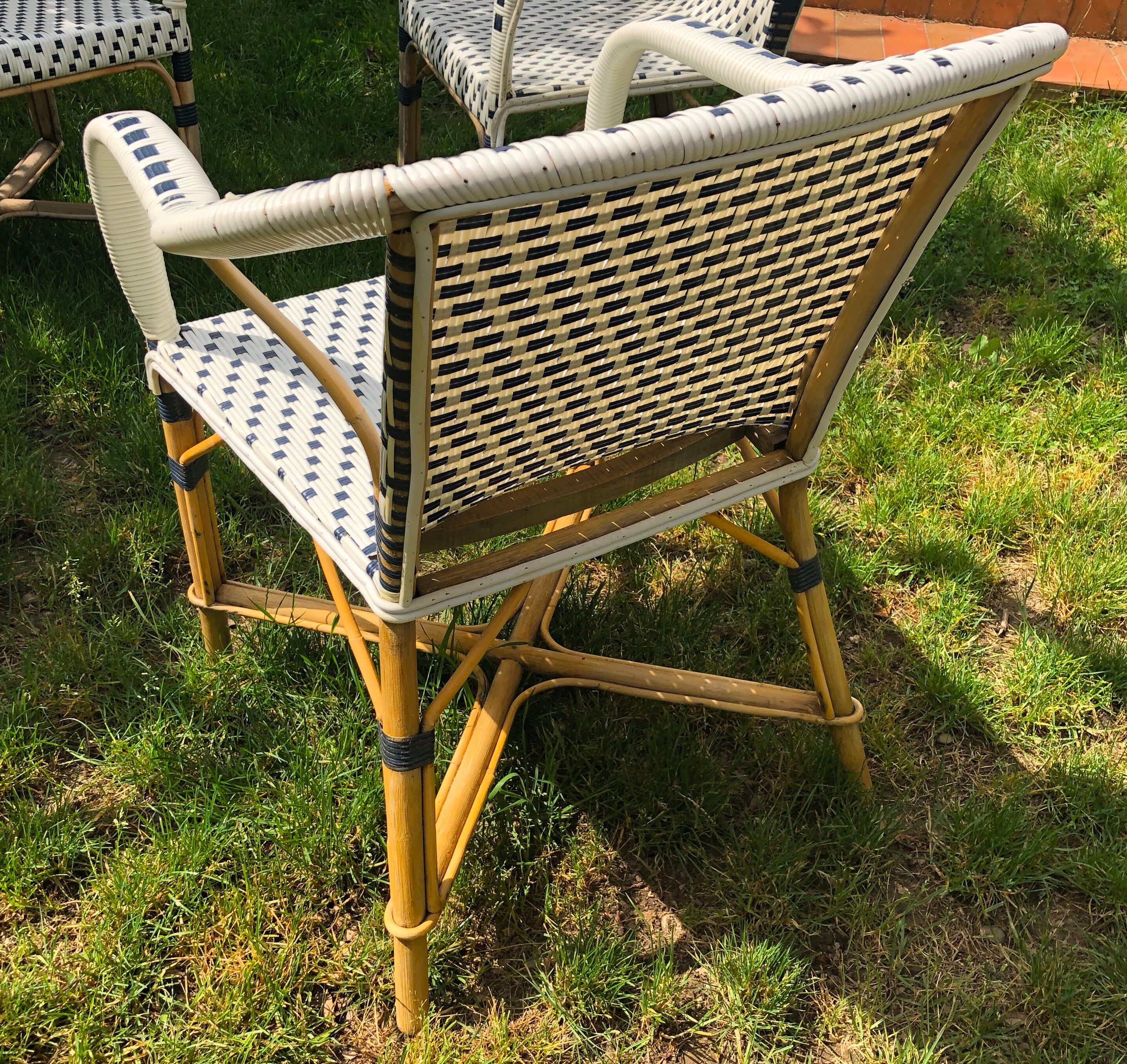 Set of 4 armchairs Drucker terrace Parisian Bistro