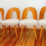 A set of four chairs, proj. A. Suman, Tatr Nabytok, Czechoslovakia, 1960s