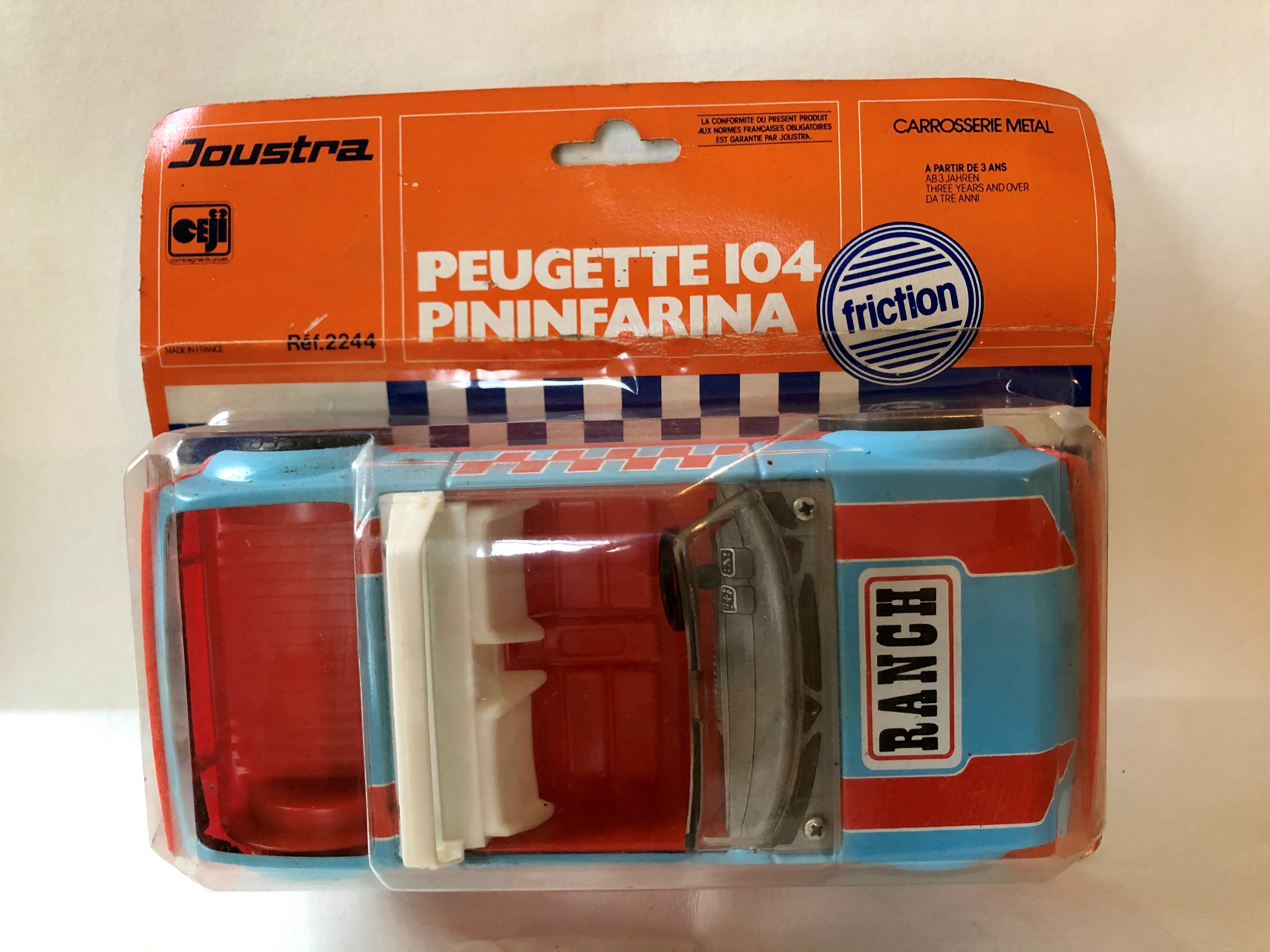 Peugette 104 Pininfarina - Joustra 1960
