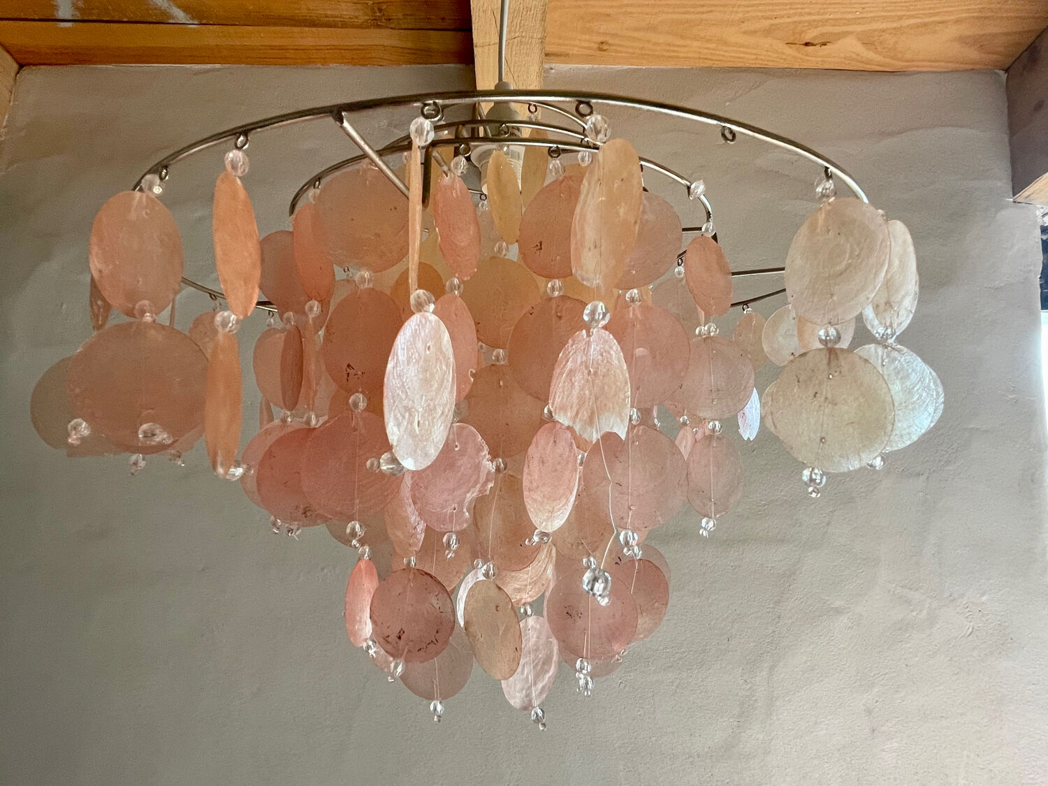 Mother-of-pearl chandelier