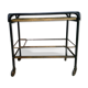 Vintage wheeled bar
