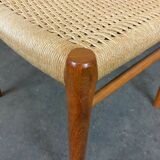 4 teak chairs by Niels O. Möller for J.L. Moller's 60