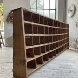 Meuble de métier pin à cases XL 250cm
