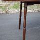 Round wooden table with 1 extension, wooden dining table, dining room table, kitchen table