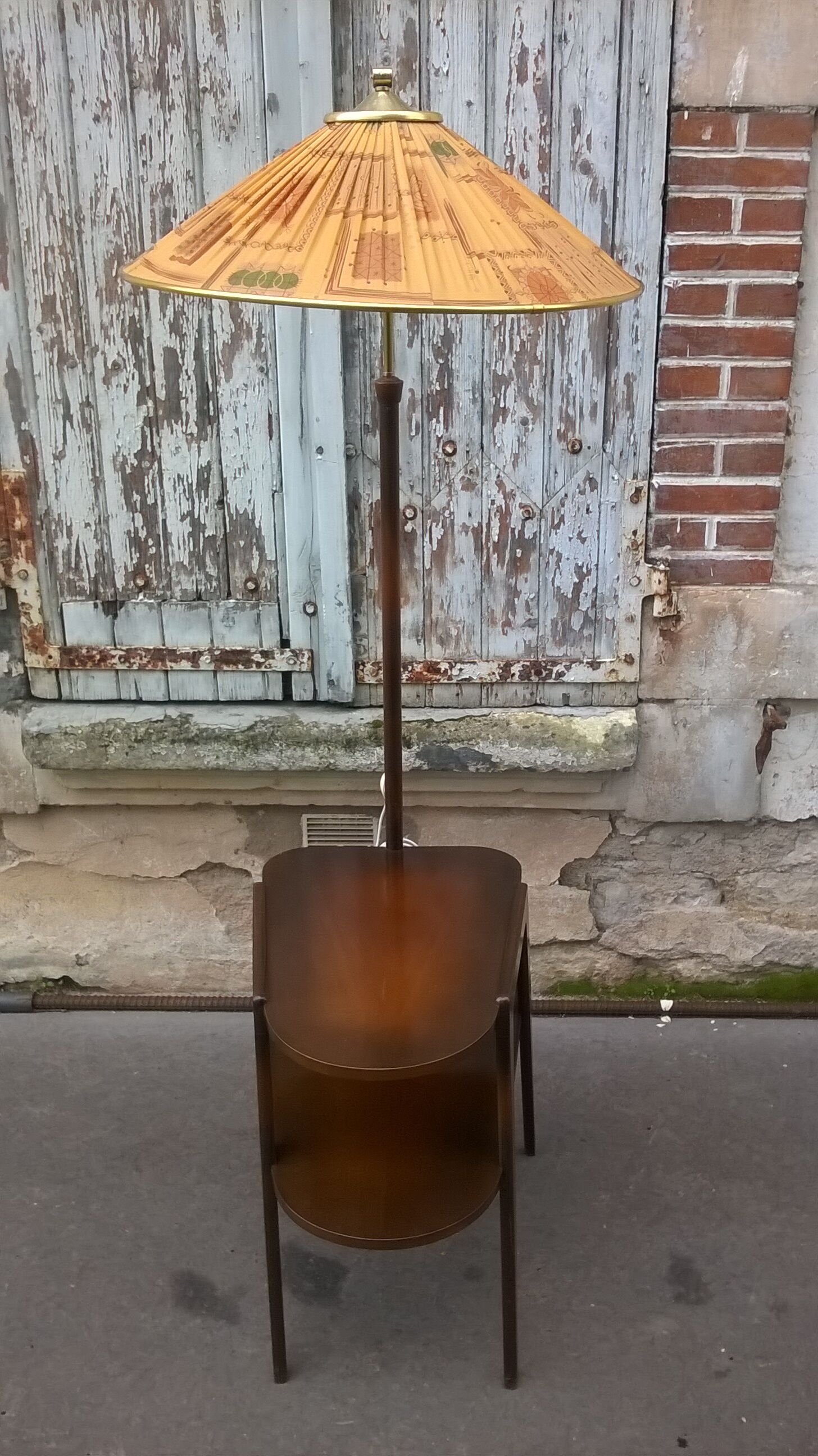 Side table floor lamp 1960