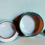 Ceramic fondue pot