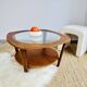 Mid-Century English teak coffee table